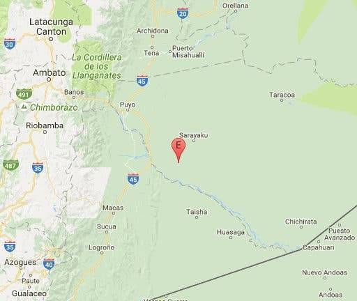 Un sismo de 4 grados Richter se registró en Pastaza