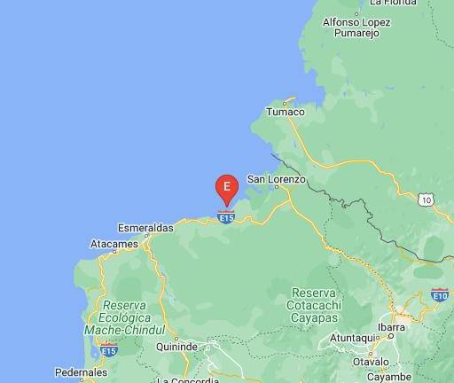 Sismo de magnitud 4,2 sacude la provincia de Esmeraldas