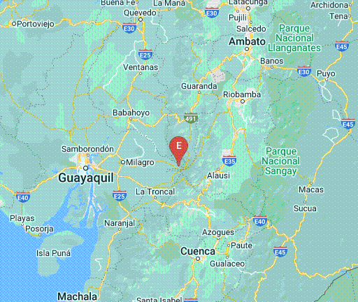 Sismo de magnitud 3,4 se registra cerca de Bucay, provincia de Guayas
