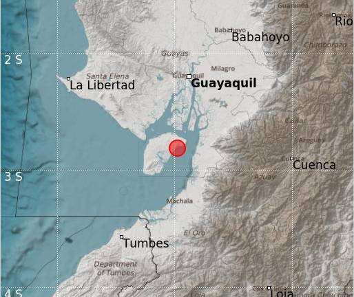 Sismo de 5,8 de magnitud en la isla Puná fue sentido en 93 cantones: tiene relación con terremoto del 18 de marzo