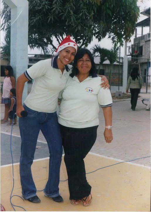 $!Johanna Chévez junto a su madre.