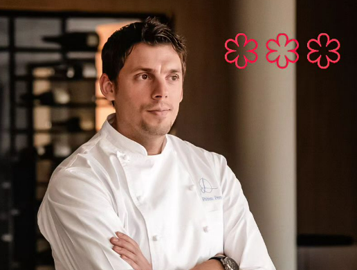 $!El chef Fabien Ferré recibió las tres estrellas Michelin durante la ceremonia de la Guía Michelin 2024.