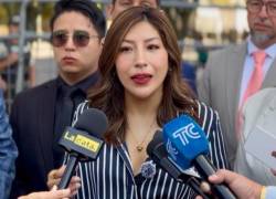 Inés Alarcón entregó informe de Segura EP en la Fiscalía.