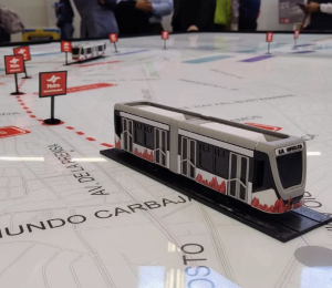 Muestra preliminar de la extensión del Metro de Quito.