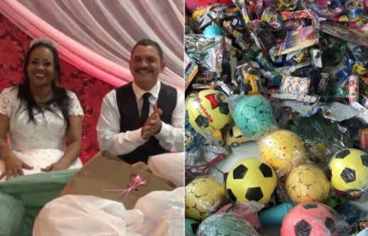 Pidieron juguetes para donarlos a niños y no regalos de boda