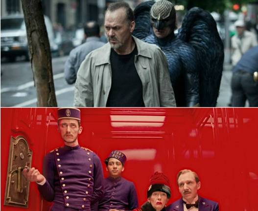 Las comedias &#039;&#039;Birdman&#039;&#039; y &#039;&#039;El gran hotel Budapest&#039;&#039; despegan hacia los Oscar