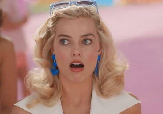 Margot Robbie protagonista de la película Barbie.