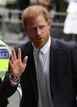 Príncipe Harry ingresando a la corte británica el pasado 7 de junio de 2023.