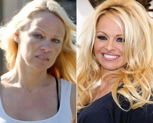 Las fotos de las celebridades sin maquillaje