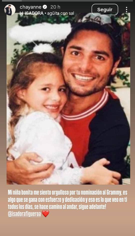 $!Chayanne felicitó a su hija con una tierna foto y un mensaje de orgullo.