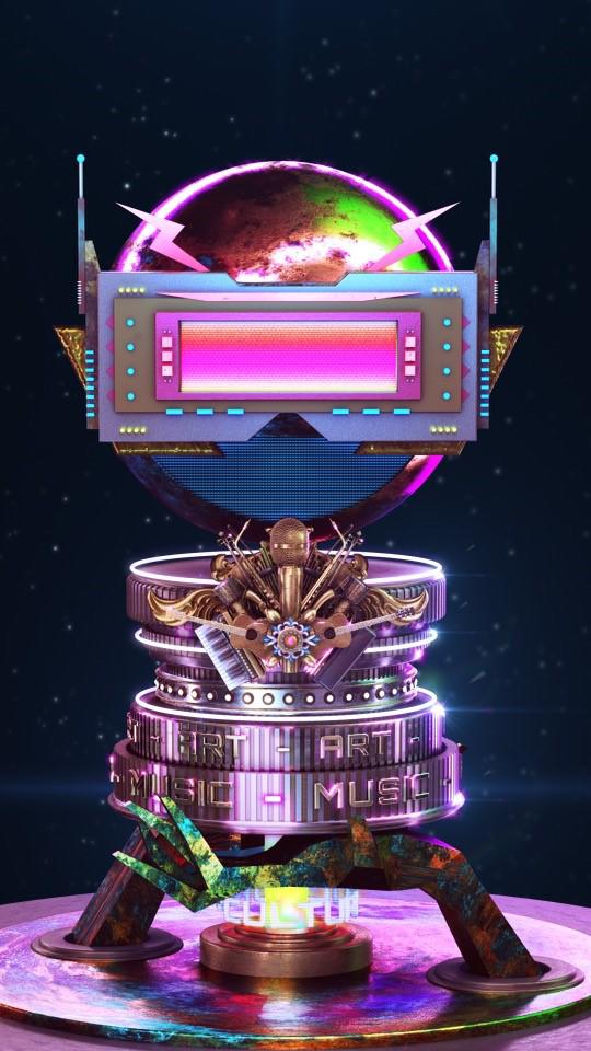 $!Fotografía donde se muestra la obra del artista mexicano Carlos Luna James, titulada GALA que forma parte de una colección de obras en NFT (token no fungible) de la 23 edición de los Latin Grammy, Miami (EEUU).