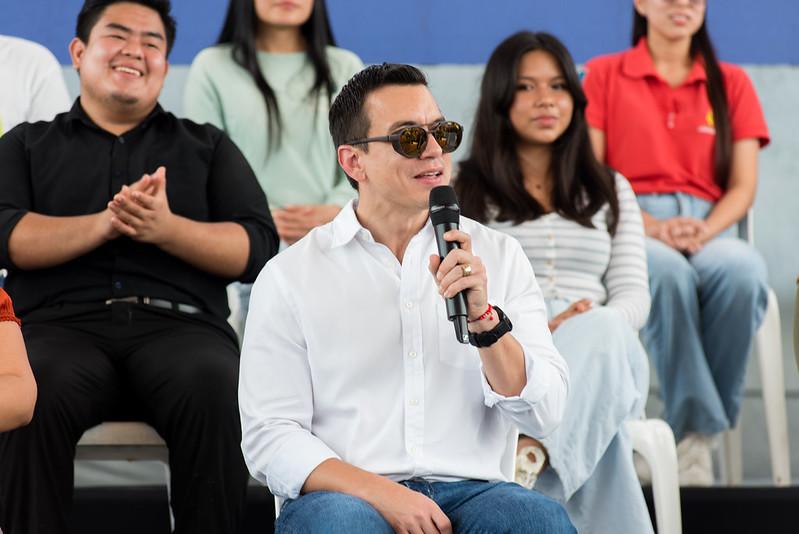 Daniel Noboa defiende los USD 560 millones para Jóvenes en Acción: “La prioridad no es mover votos”