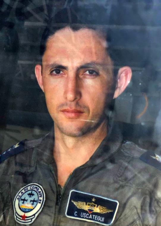 $!El entonces capitán Carlos Uzcategui, era el número 2 del mayor Banderas ese 10 de febrero. Con su Kfir derribó uno de los Sukoi peruanos.