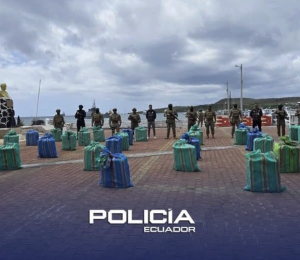 Entre los indicios levantados constan 1.478,7 kilogramos de clorhidrato de cocaína.