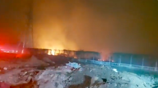 Incendio de maleza se registró en el exterior de la Penitenciaría del Litoral