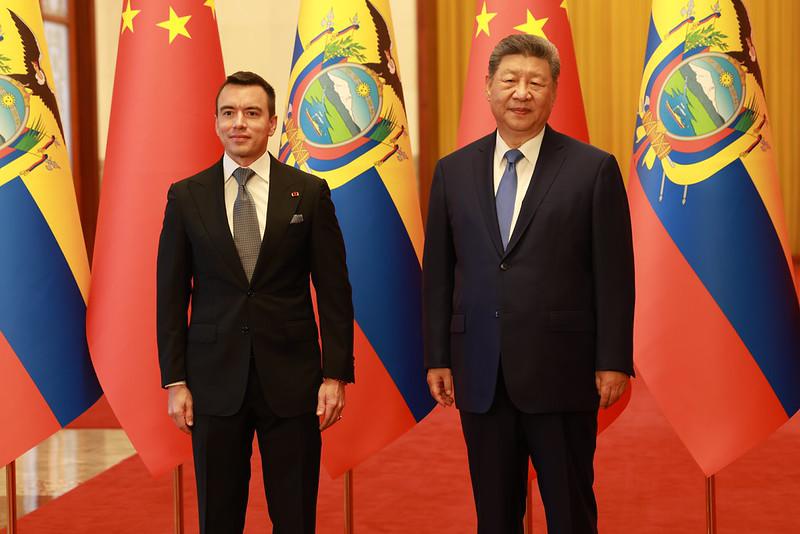 Noboa y Xi Jinping acuerdan ampliar cooperación entre Ecuador y China en comercio, energía y proyectos estratégicos