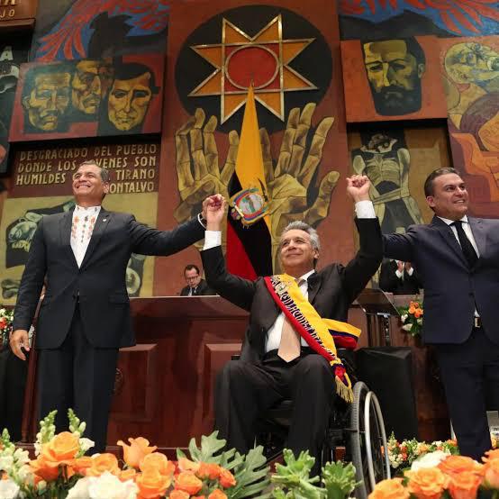 $!José Serrano era presidente de la Asamblea cuando Rafael Correa entgregó el mando a Lenín Moreno.