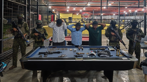 Milagro: descubren arsenal en hacienda 'Capi Reyes', vinculada a un sargento en servicio activo