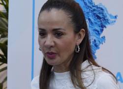 Fotografía de archivo de la prefecta del Guayas. Marcela Aguiñaga.