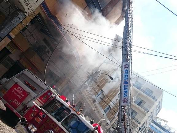 Incendio en el centro de Guayaquil fue controlado