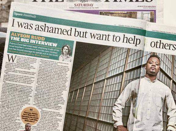 El futbolista Patrice Evra cuenta los abusos sexuales que sufrió de adolescente