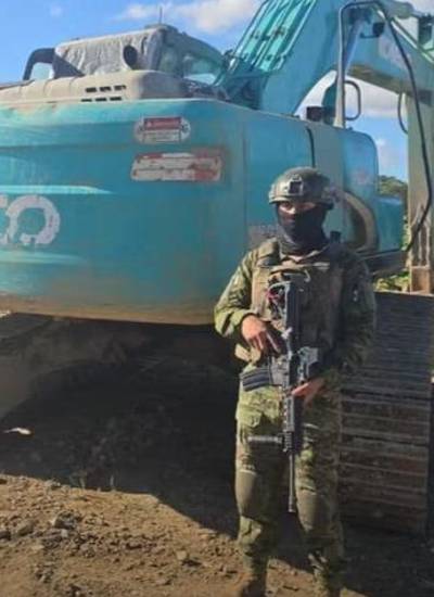Fuerzas Armadas en una operación en Tena.