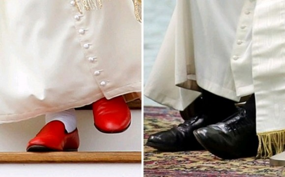 $!Francisco conservó sus modestos zapatos ortopédicos.