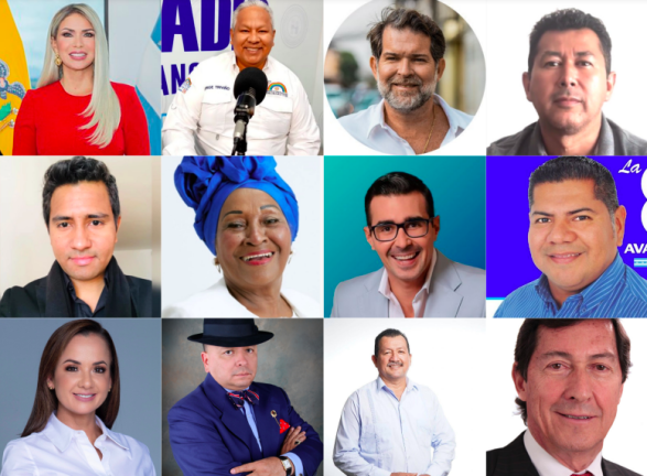 Conozca a los 13 candidatos a la Prefectura del Guayas