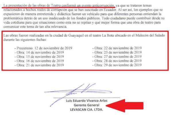 $!La Contraloría General sí pagó a La Posta USD 15.000 por obras de teatro