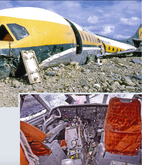 $!El impacto partió al avión por la mitad y desprendió buena parte de los asientos. Entre los ocho fallecidos estuvo el ingeniero de vuelo, Luis Montenegro y tres ciudadanas chinas que iban a un matrimonio en Quito.