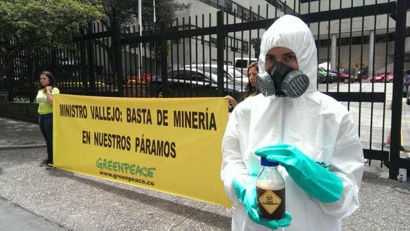 Greenpeace reclama protección a páramos de Colombia por contaminación minera