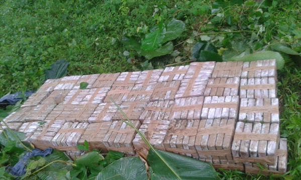Incautan 500 kilos de droga en Quinindé, provincia de Esmeraldas