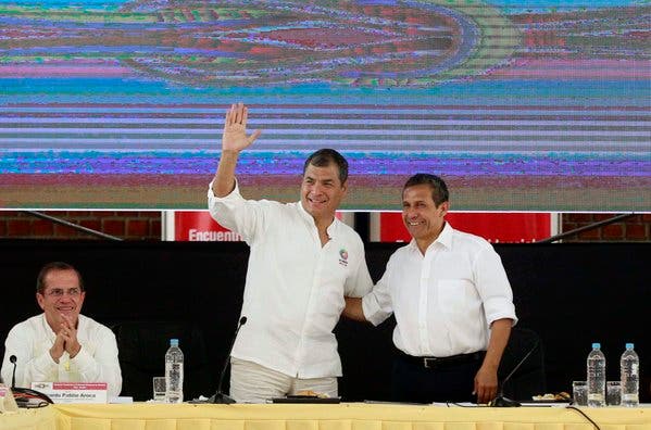 Humala y Correa inauguran IX Gabinete Binacional