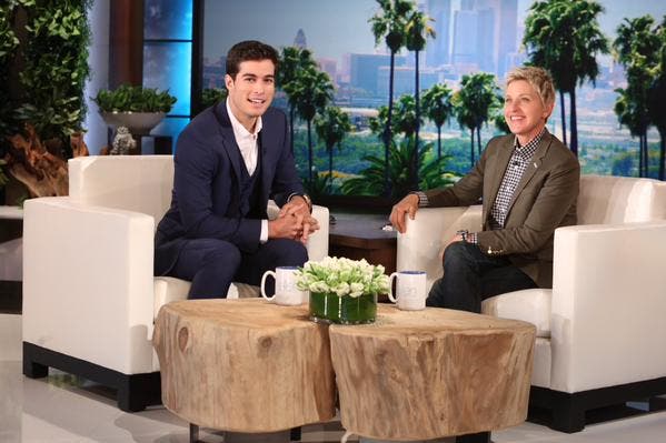 El actor guayaquileño Danilo Carrera estuvo en el show de Ellen DeGeneres