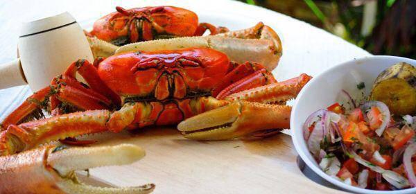 $!Plato referencial de cangrejo