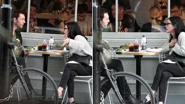 La pelea en plena calle de Courteney Cox y su novio