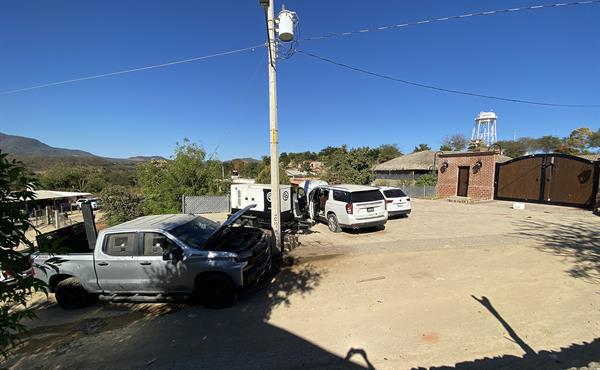 $!FOTOS: Casa donde capturaron a hijo del Chapo Guzmán en México quedó destrozada