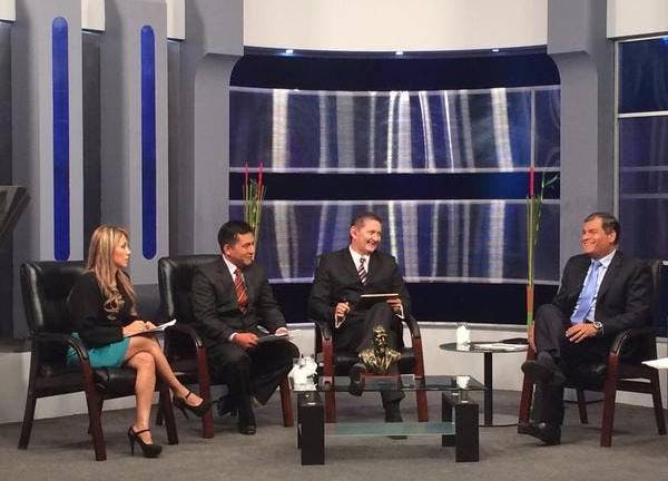 rafael correa y su familia