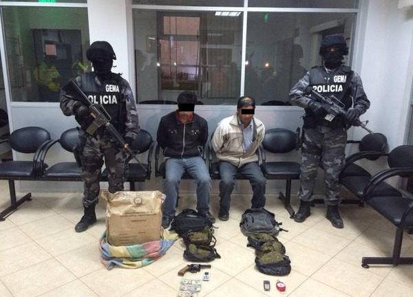 Policía decomisa un cargamento de marihuana en un operativo al norte de Quito