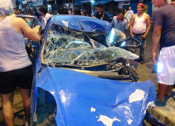 Cinco heridos tras accidente de tránsito en Guayaquil