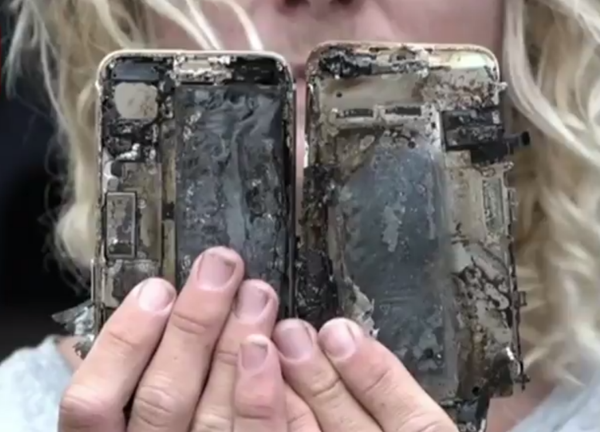 El iPhone 7 también se prende fuego