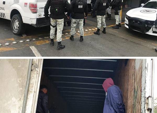 Autoridades mexicanas interceptan a 108 migrantes hacinados en un camión