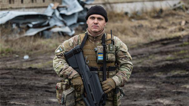 $!Tikhiy, un ruso de 41 años que se unió a la Legión de la Libertad de Rusia para luchar del lado de Ucrania.