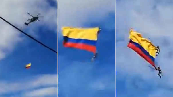 Dos militares mueren al caer de un helicóptero en Colombia