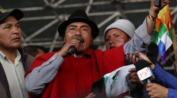 Líder indígena Leonidas Iza oficializa su precandidatura para las elecciones presidenciales de Ecuador