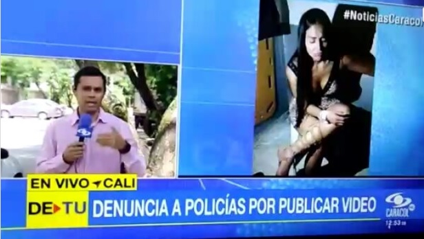 Cali: Policía arrestó a una modelo y la obligó a hacer actos indecentes