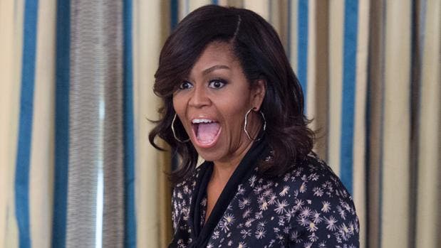 Captan a Michelle Obama en bikini