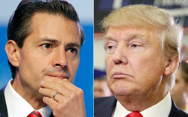 Trump se reúne hoy con Peña Nieto en México