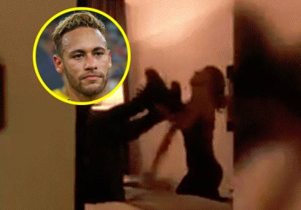 Filtran video de pelea entre Neymar y modelo que lo acusa de violación