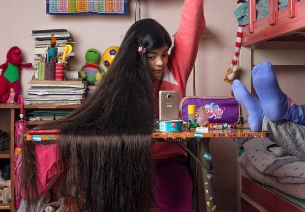 La insólita promesa sobre su cabello que hizo una niña antes de regresar a clases presenciales